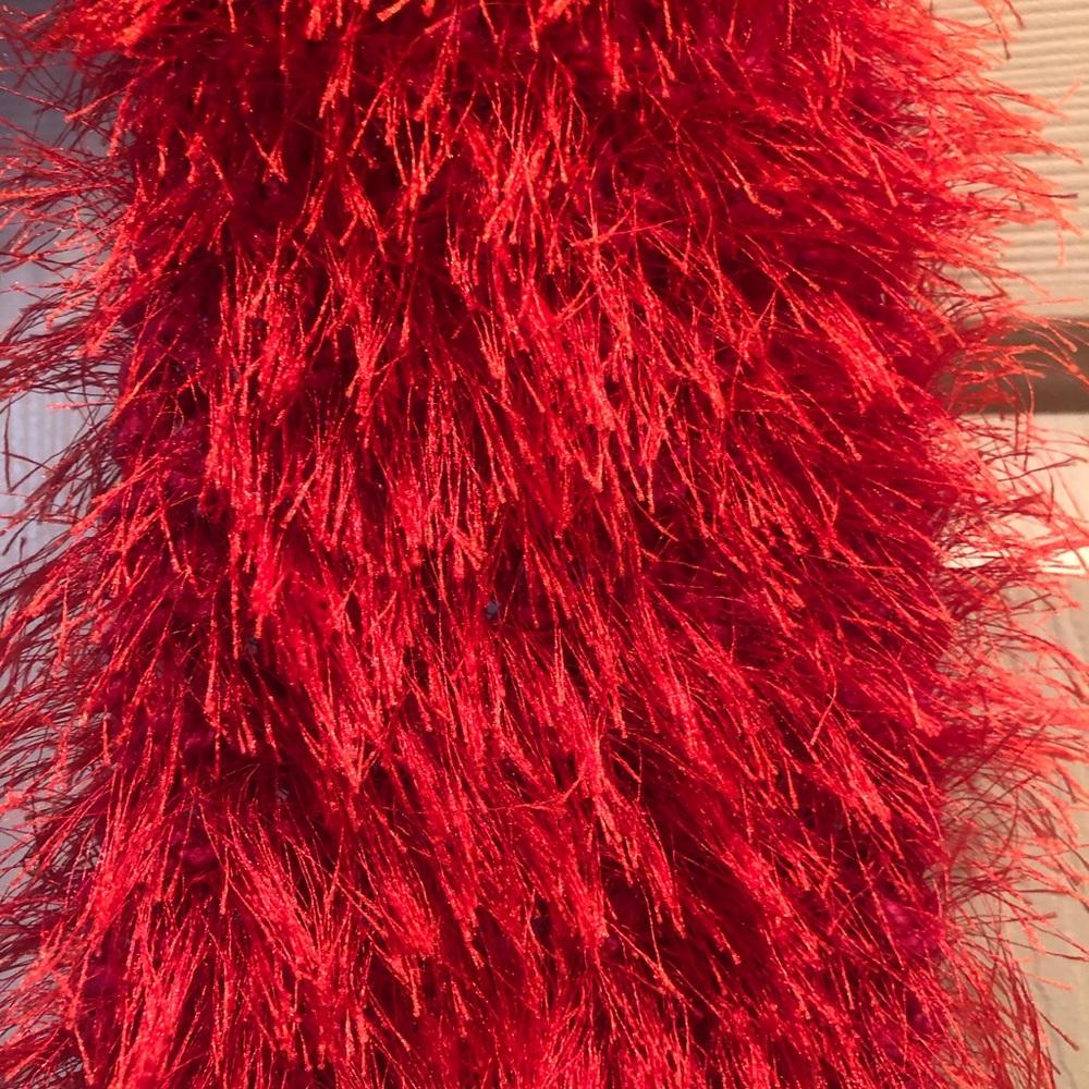 Hand knit scarf